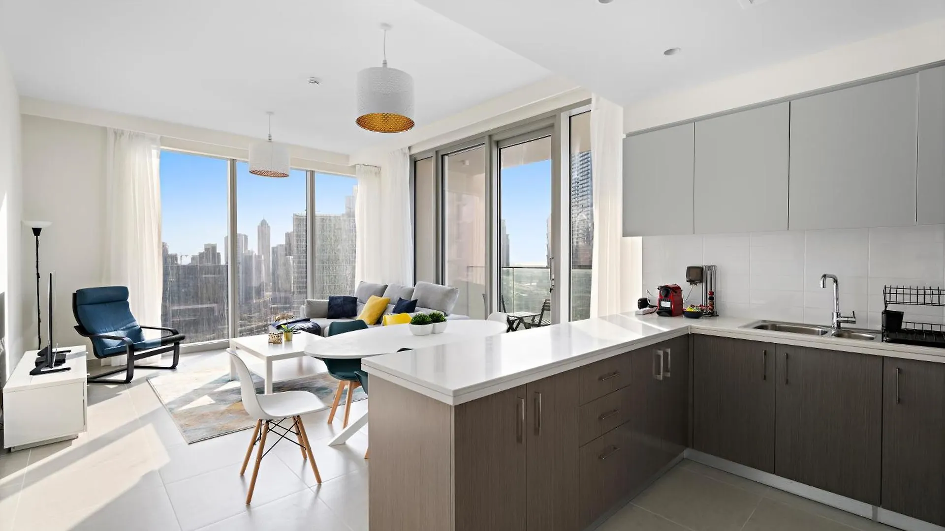 Luxury 2Br With Pool, Gym, Fast Wifi And Skyline Apartment Dubai 0*,